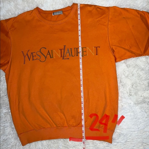 Vintage Saint Laurent Embroidered Sweatshirt - Picture 13 of 16